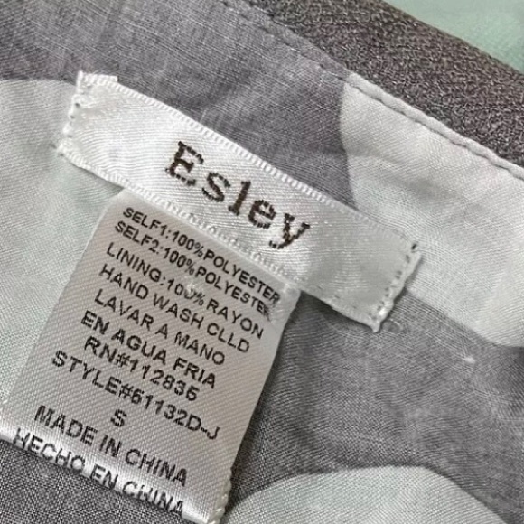 ESLEY Collection Women’s Peter Pan Collar Polka Dot Print Dress Size Small - Picture 7 of 7